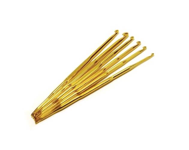 Agujas De Crochet Doble Punta Por 6 Unidades