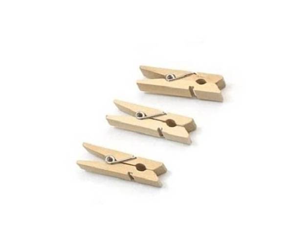 Brochecitos De Madera Chicos Por 50 Unidades