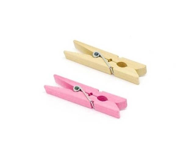 Brochecitos De Madera 45 Mm Por 35 Unidades