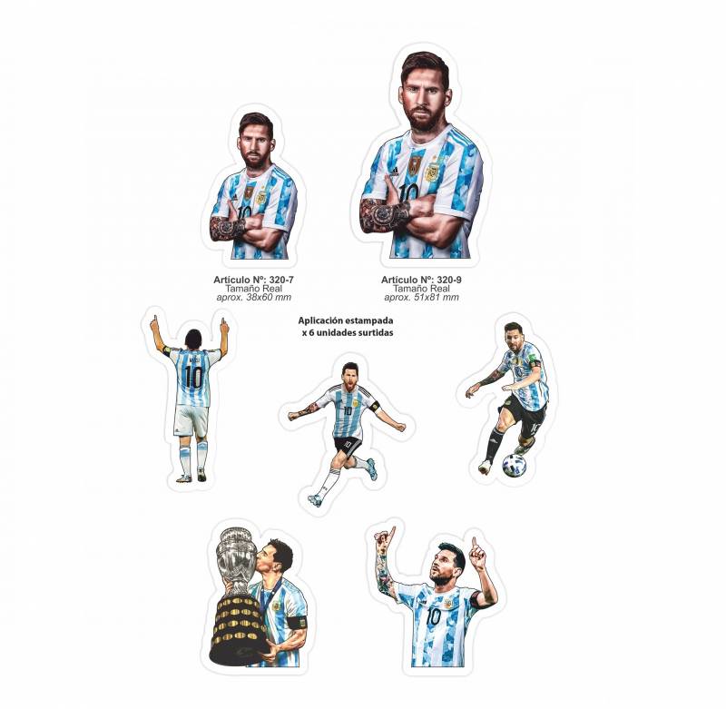 Aplicaciones Berie Art. 320/9 Por 6 Unidades Surtidas