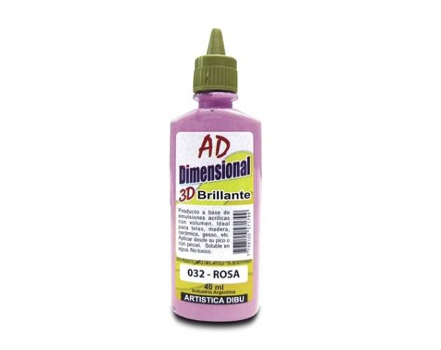 Pintura Dimensional 3D Brillante 40 Ml. Por Unidad