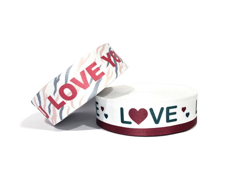 Cinta Para Bolsos Sublimada De 40 Mm. Por 10 Mts.