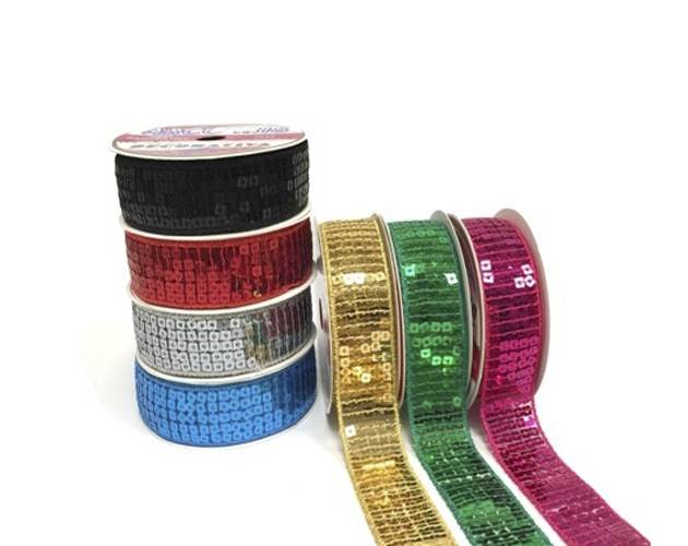 Cinta De Lentejuela Art. 7048 Por 5 Mts.