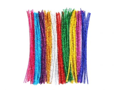 Limpia Pipa Metalizado Por 100 Unidades