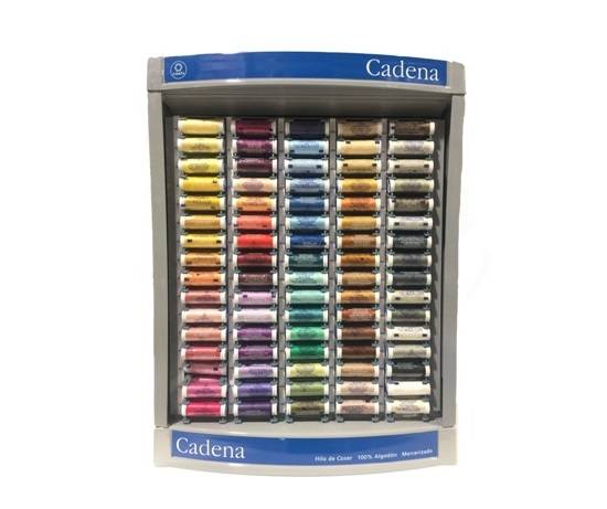 Mueble De Hilo Cadena 80 Colores Por 400 Bobinas