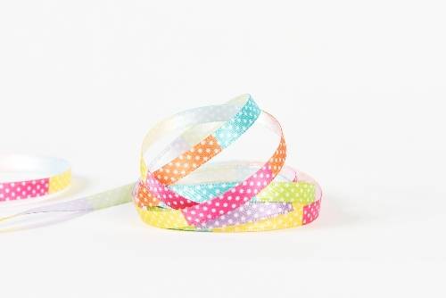 Cinta Amalia Multicolor De 6 Mm. Por 10 Mts.