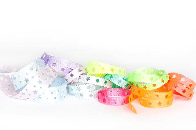 Cinta Troquelada Estrella De 10 Mm. Por 10 Mts.