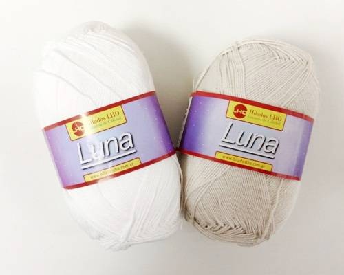 Hilado Luna / Sole - Blanco/Natural En Ovillos Por Kilo