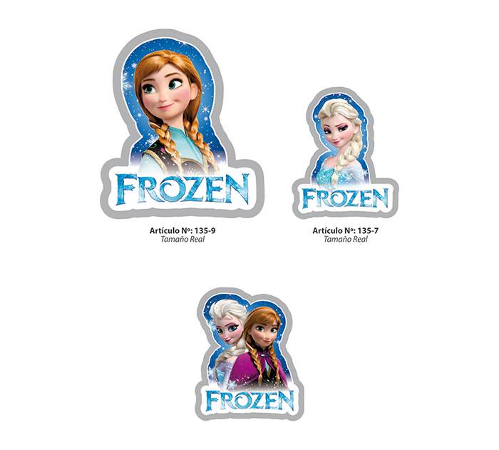 Aplicaciones Art. 135/7 Frozen Por 6 Unidades