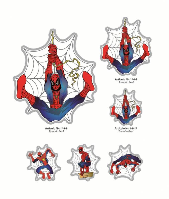Aplicaciones Art. 144/9 Hombre Araña Por 8 Unidades