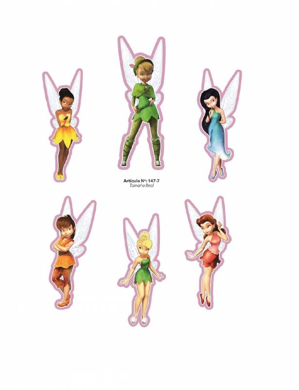 Aplicaciones Art. 147/7 Hadas Por 6 Unidades