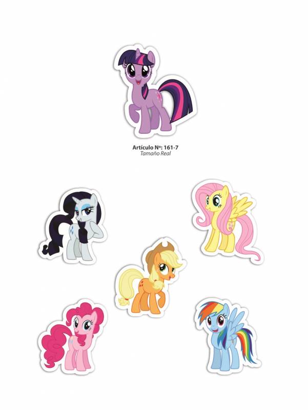 Aplicaciones Art. 161/7 Pony Por 6 Unidades