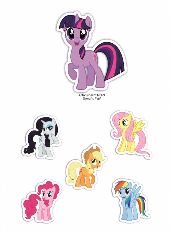 Aplicaciones Art. 161/9 Pony Por 6 Unidades