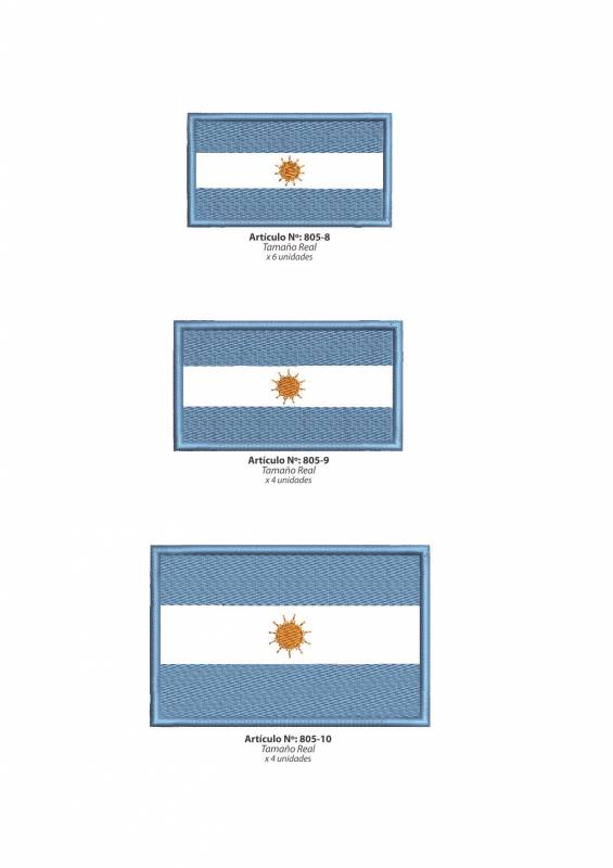 Aplicaciones Art. 805/8 Bandera Por 6 Unidades