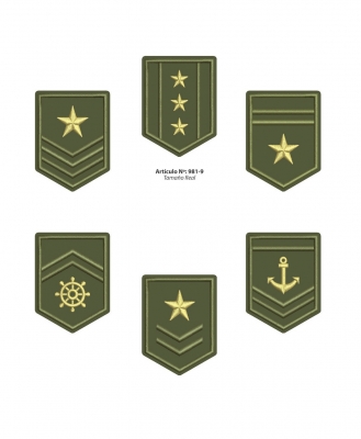 Aplicaciones Art. 981/9 Militar Por 6 Unidades 