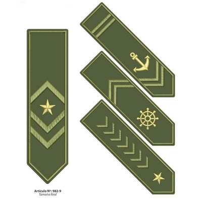 Aplicaciones Art. 982/9 Militar Por 4 Unidades