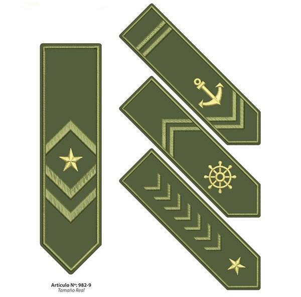 Aplicaciones Art. 982/9 Militar Por 4 Unidades