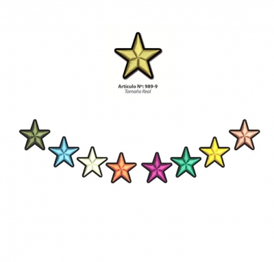 Aplicaciones Art. 989/9/99 Estrella Por 12 Unidades